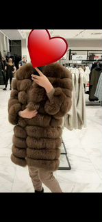 Шуба из песца