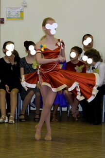 Платье для бальных танцев латино