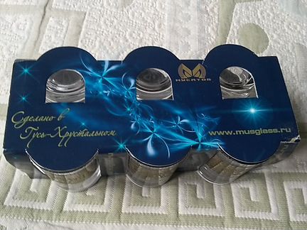 Новый набор стопки для водки 6 шт красивые