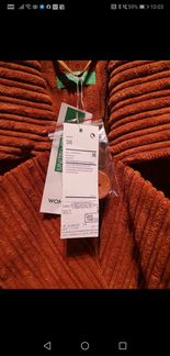 Куртка Orsay оранжевая вельвет