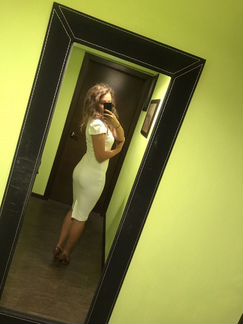 Платье ASOS белое XS-S