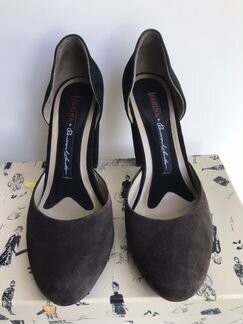 Туфли замшевые