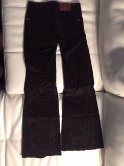 Вельветовые брюки клёш р. 24 Anthropologie