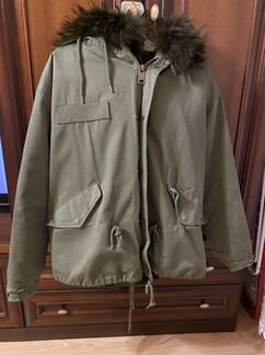 Парка женская с натуральным мехом