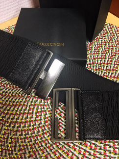 Ремень пояс новый TJ Collection чёрный