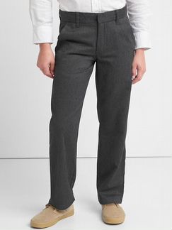 Новые серые брюки школьные GAP, хлопок