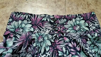 Цветастая юбка, разм XS-S