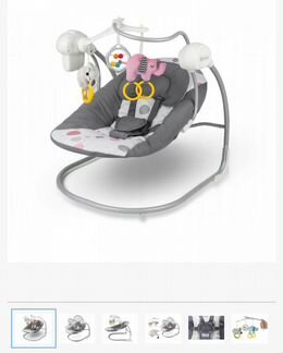 Шезлонг-качели Kinderkraft Minky