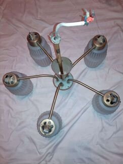 Люстра СССР пятирожковая