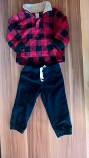 Флисовый костюм на весну-осень carters