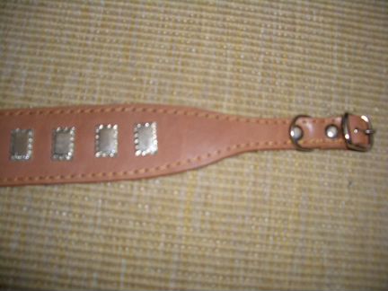 Ошейник для собаки из натуральной кожи. Новый