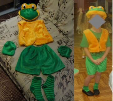 Новогодние костюмы на прокат. Заяц, тигр, лягушка