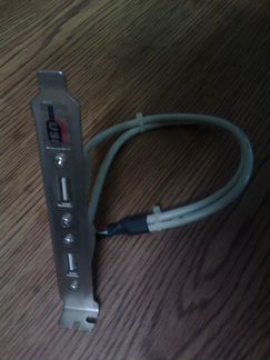 Планка на заднюю панель USB 2.0 2 порта