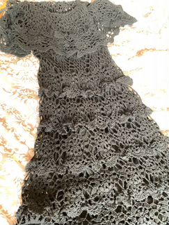 Маленькое черное платье moschino jeans размер м