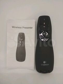 Презентер кликер новый Logitech r400