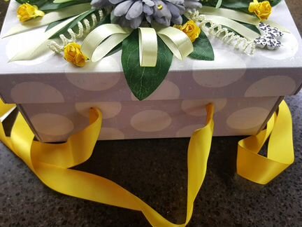 Коробка открытка ручной работы для подарка