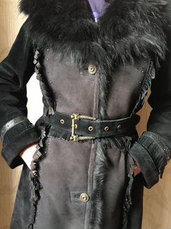 Пальто/тонкая Дубленка