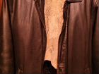 Кожаная куртка мужская 56 размер объявление продам