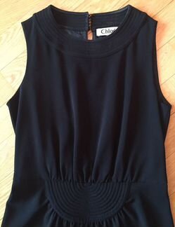 Платье Chloe черное, креповое, оригинал, р 42