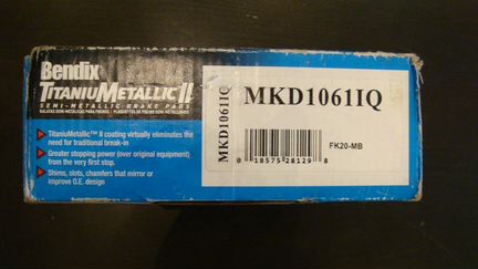 Перед. колодки бмв Е87.90, новые, Bendix