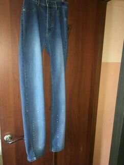 Джинсы Guitar со стразами (раритет из конца 90-х)