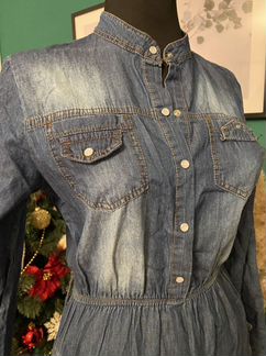 Платье джинсовое