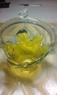 Конфетницы из чешского стекла