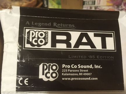 ProCo Rat Limited 85 Edition