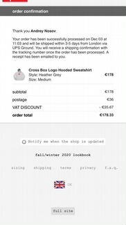 Supreme Cross Box Logo Hooded Sweatshirt Heather G