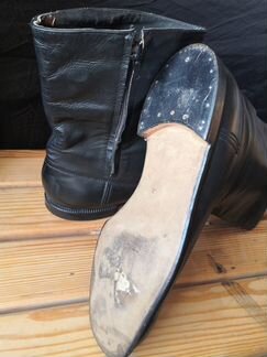 Кожаные ботинки на молнии СССР 42 р