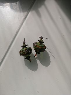 Сережки ручной работы, новые