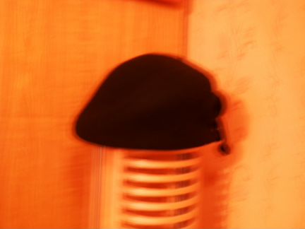 Шляпа интересная черная р 57