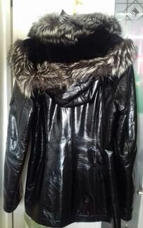 Кожаная куртка на овчине