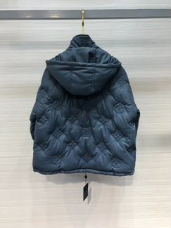 Пуховик кожаный Louis Vuitton