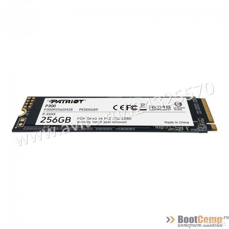  Жесткий диск SSD M.2 256GB Patriot P300 PCIe P300P  84012410120 купить 4