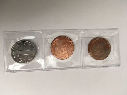 Набор из 3х монет США Китай Канада