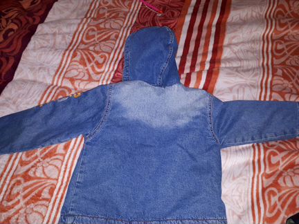 Джинсовый костюм на флисе