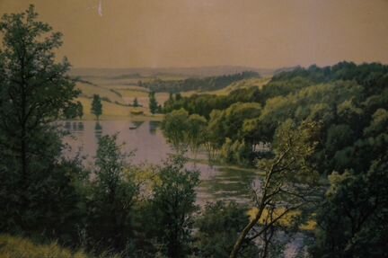 Картина художественная в багетной раме СССР