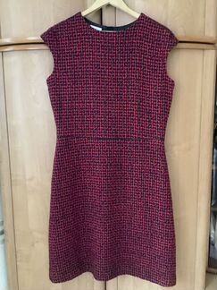 Твидовое шерстяное платье Escada Sport