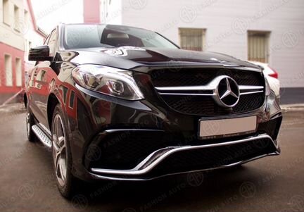 Передний бампер 63 AMG Mercedes GLE 166 gle w 166