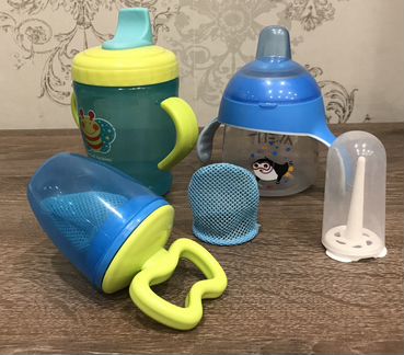 Поильники Canpol и Avent, ниблер, чехол для щетки