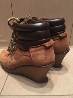 Ботильоны немецкой фирмы из замши