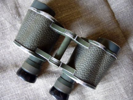 Редкий военный бинокль 6х30 goerz Сетка Кофр 1939