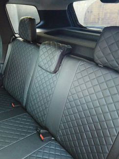 Модельные чехлы Рено Дастер из экокожи