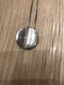 Подвеска с цепочкой серебряные