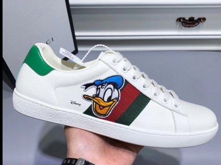 Кеды gucci оригинал disney дональд кожа разм 36-44