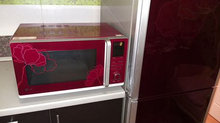 Свч печь LG MF6588prfr инверторная