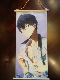Аниме гобелен/Плакат тканевый Free Haruka Nanase