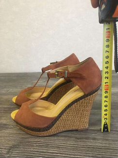 Туфли Carlo Pazolini коричневые на каблуке