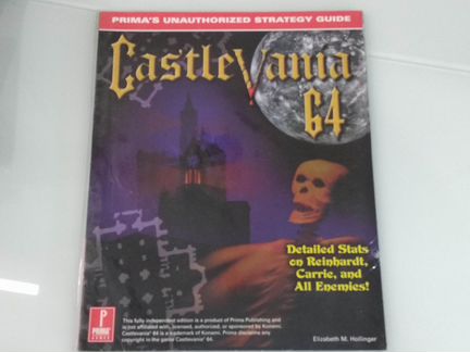 Castlevania 64 Nintendo strategy guide Prima Games